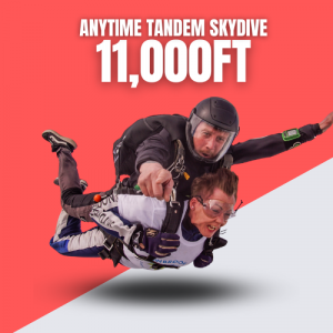 11,000ft Anytime Tandem Skydive
