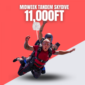 11,000ft Midweek Tandem Skydive
